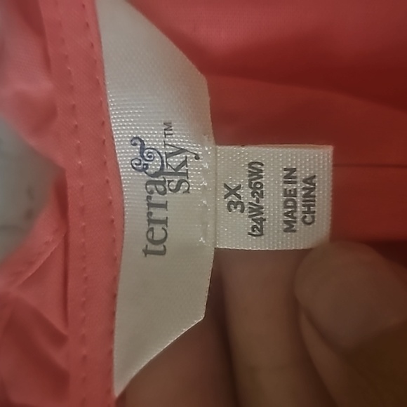 Plus size 3X tiered tie neck dress - Picture 6 of 11